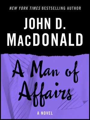 cover image of A Man of Affairs